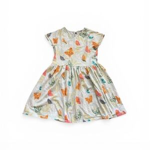 Tea Collection Butterfly Print Dress — Multi-Color